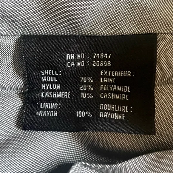 Marc New York Wool Cashmere Peacoat - Picture 7 of 9